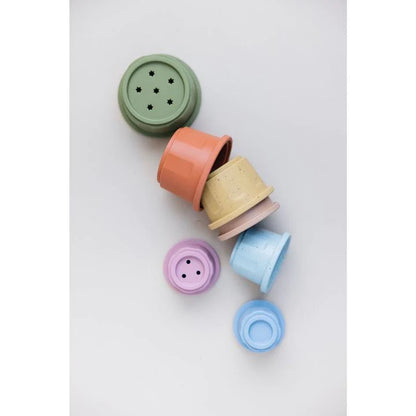 Three Hearts Silicone Stacking Cups