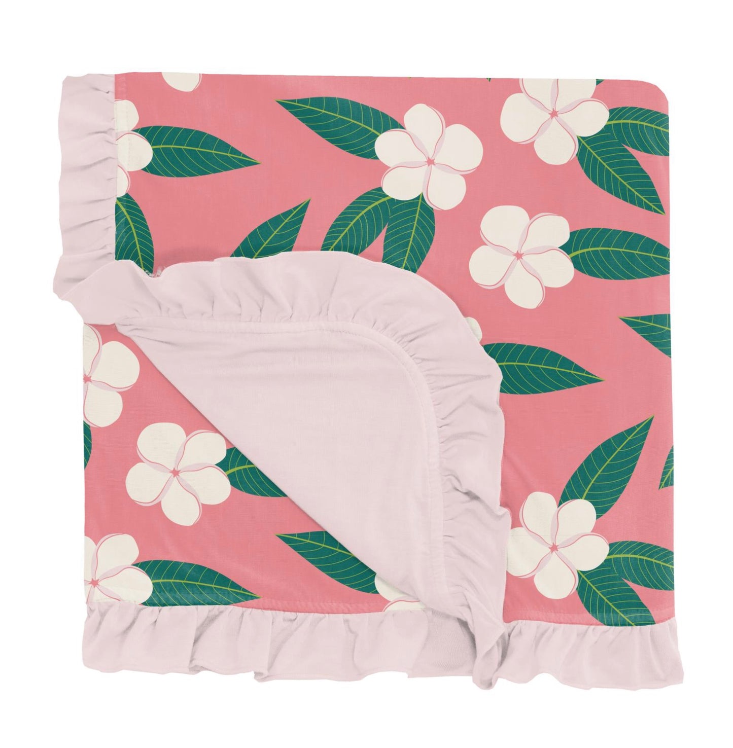 Kickee Pants Strawberry Plumeria Stroller Blanket