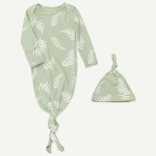Oliver & Rain Fern Print Gown Set