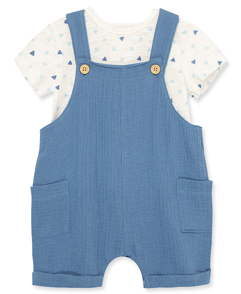 Little Me Geo Shortall Set