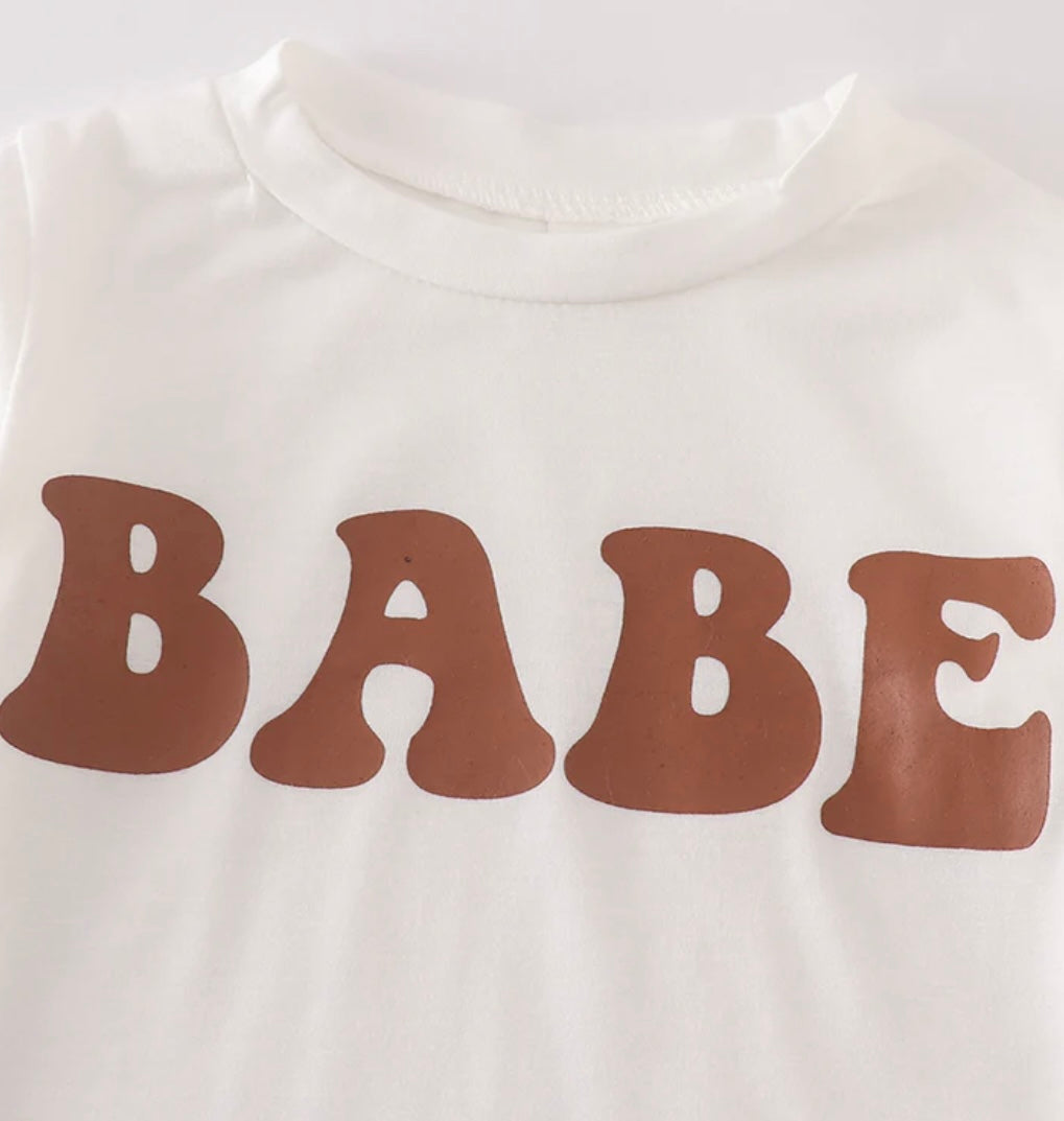 Cream/Rust Babe Bubble