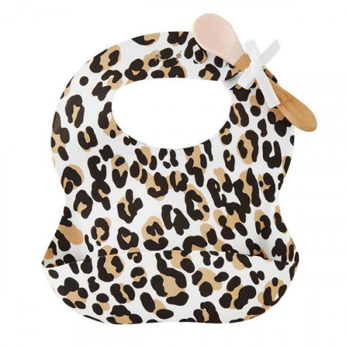 Mudpie Silicone Bib W/Utensil