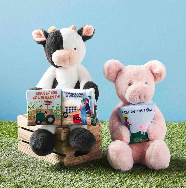 Mudpie Farm Plush With Book