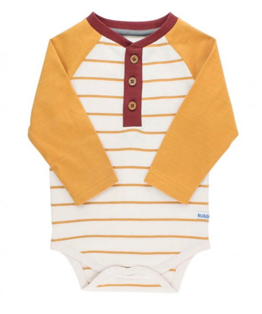 RuggedButts Honey Stripe Raglan Henley