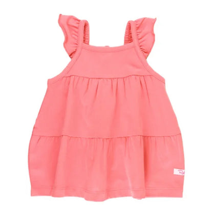 RuffleButts Strawberry Tiered Tank Top
