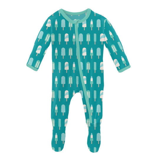 Kickee Pants Neptune Popsicles Footie with Zipper