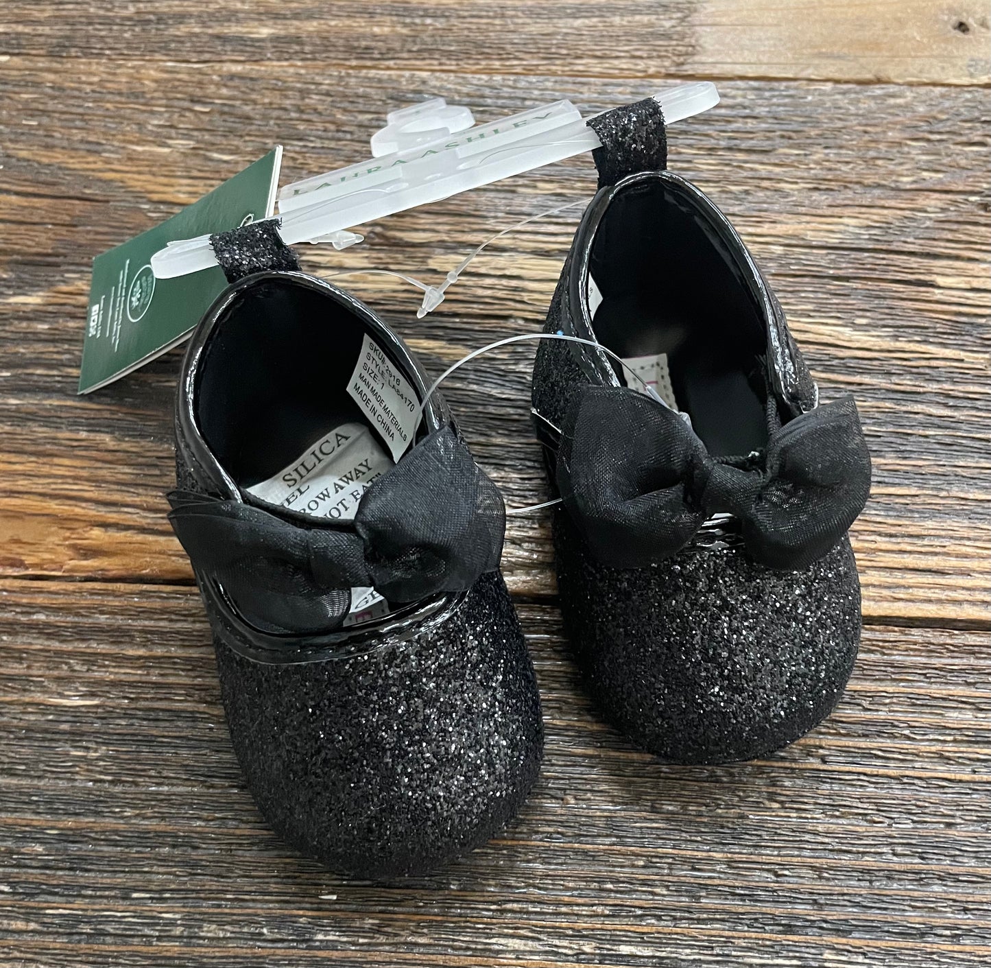 LA Infant Bow Slip On Shoes