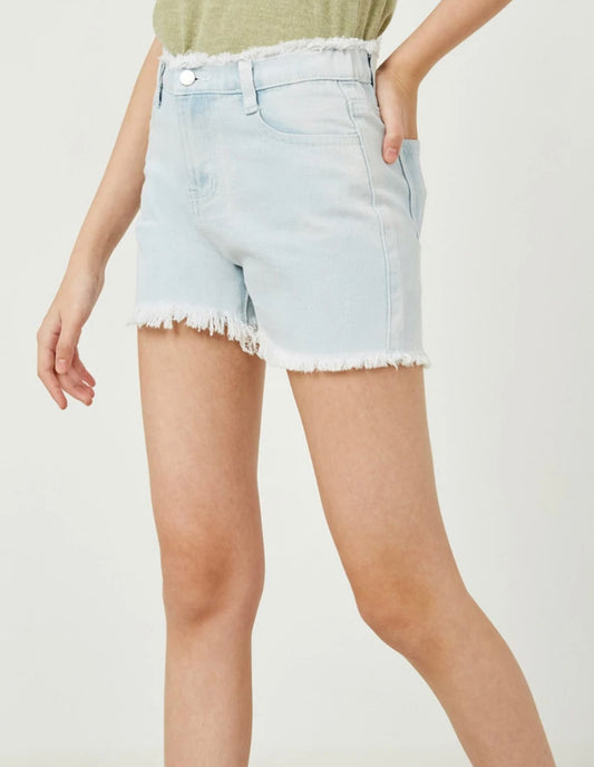 Hayden Distressed Frayed Denim Shorts 2559