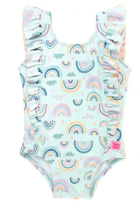 RuffleButts Chase the Rainbow Waterfall One Piece