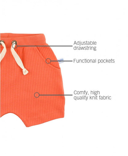 RuggedButts Sunset Ribbed Jogger Short
