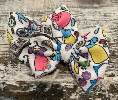 JJs 3in Printed Piggie Bows