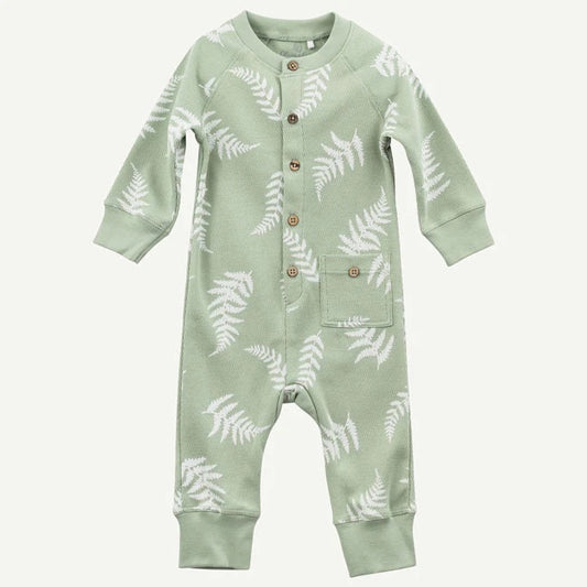 Oliver & Rain Fern Print Jumpsuit