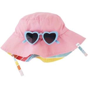 Mudpie Sun Hats w/Glasses