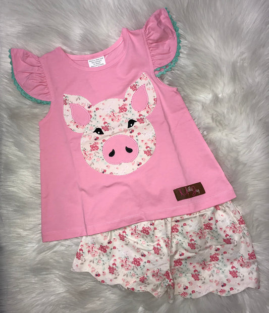 MJ Piggy Short Set