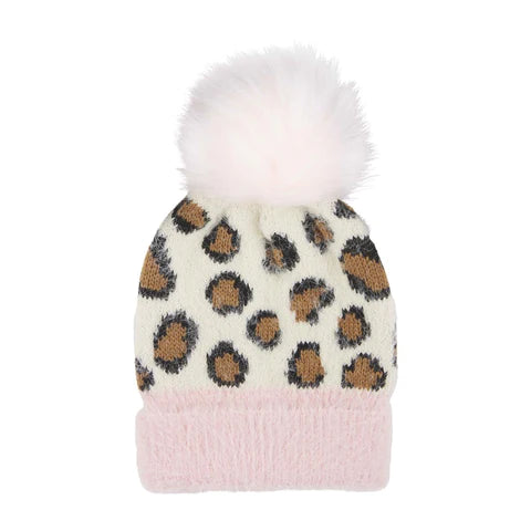 Mudpie Fuzzy Leopard Hats
