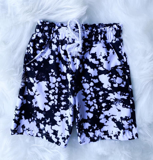 Black & White Shorts