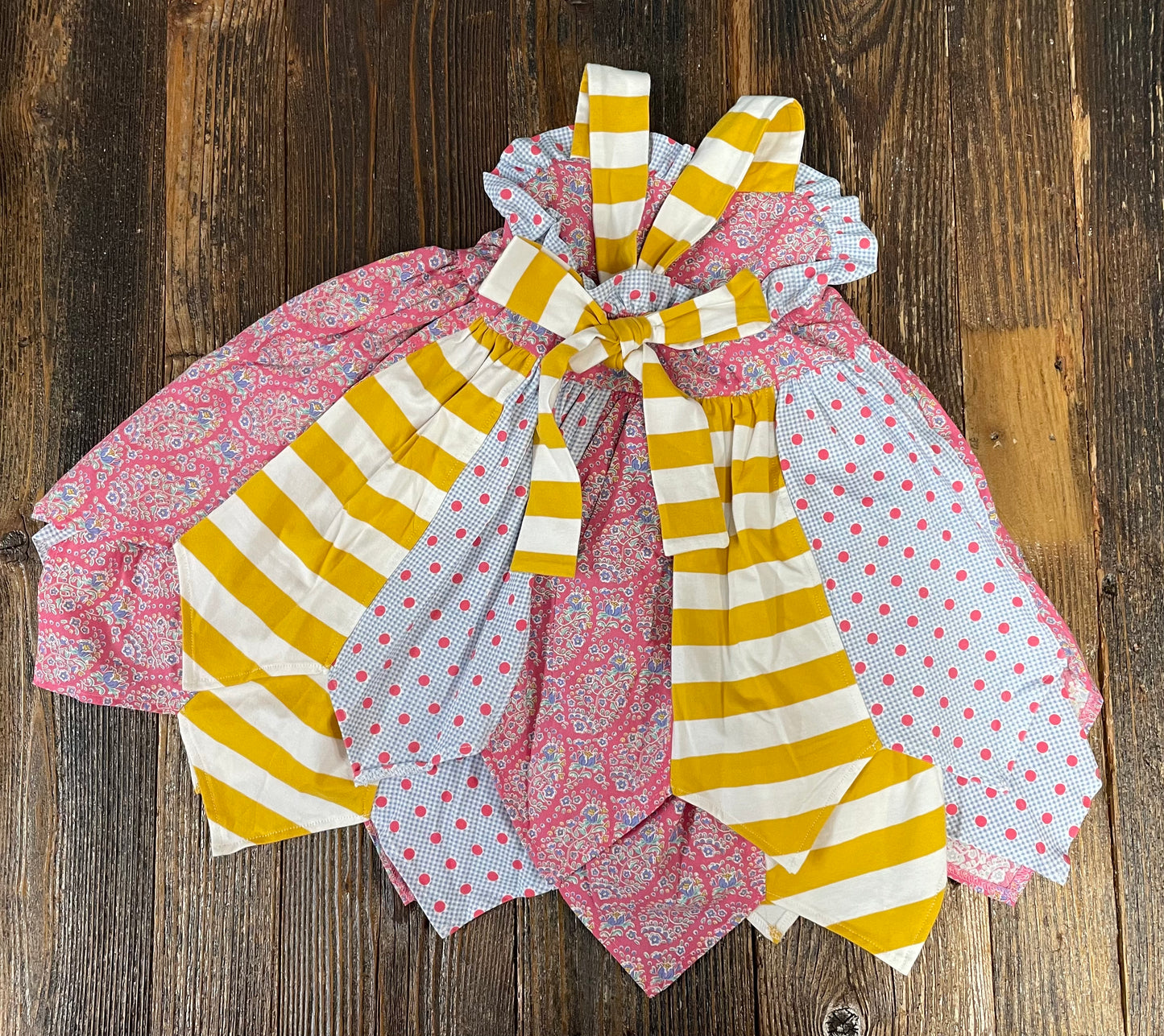 TS Raspberry Paisley Twirl Dress