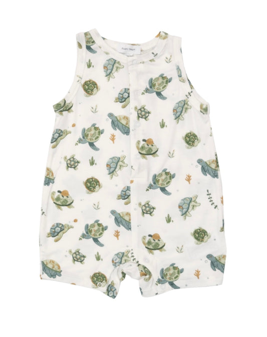 Angel Dear Sea Turtles Shortie Romper