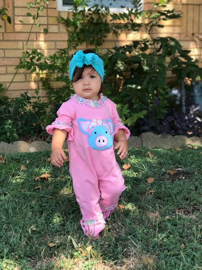 Three Sisters Polly the Pig Romper