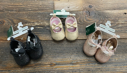 LA Infant Bow Slip On Shoes