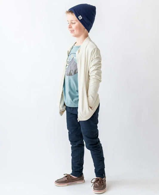 RuggedButts Heather Oatmeal French Terry Jacket