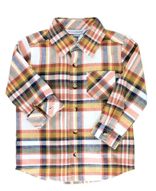 RuggedButts Hudson Plaid Button Down