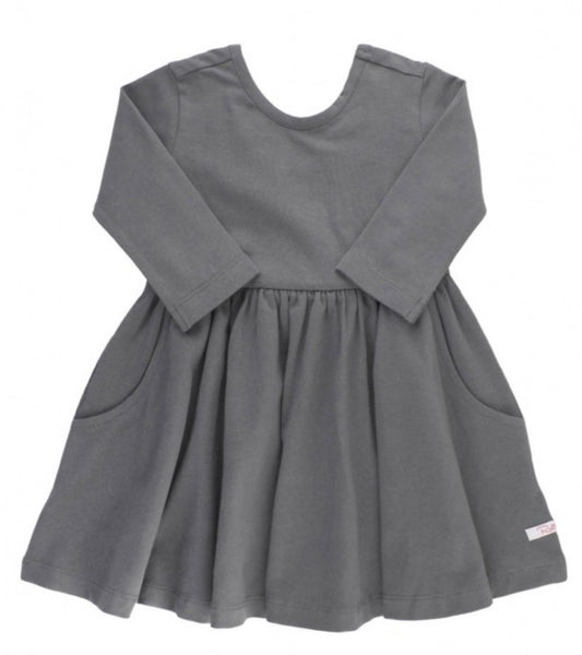 RuffleButts Smoke Twirl Dress