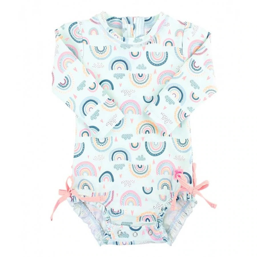 RuffleButt Chase the Rainbow One Piece Rashguard