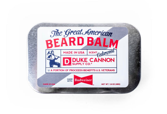 Duke Cannon Budweiser beard Balm