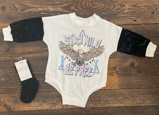Stay Wild Graphic Romper