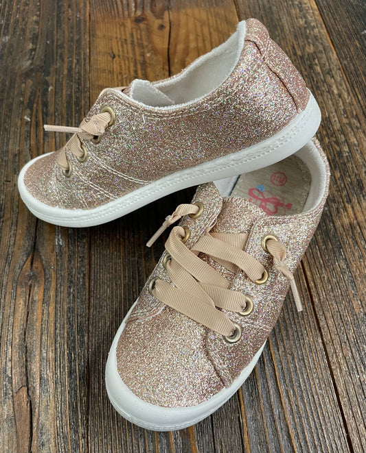 Lollie Rose Glitter Slip On Shoe