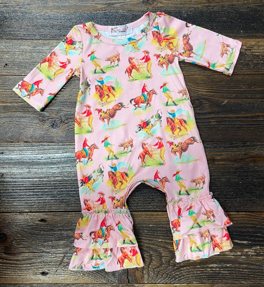 CC Pink Rodeo Romper