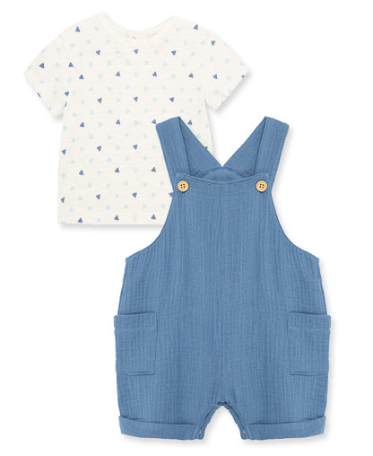 Little Me Geo Shortall Set