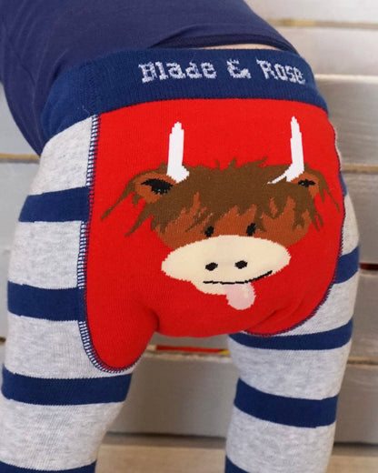 Highland Cow Baby Leggings