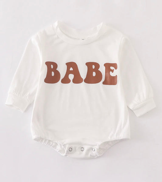 Cream/Rust Babe Bubble
