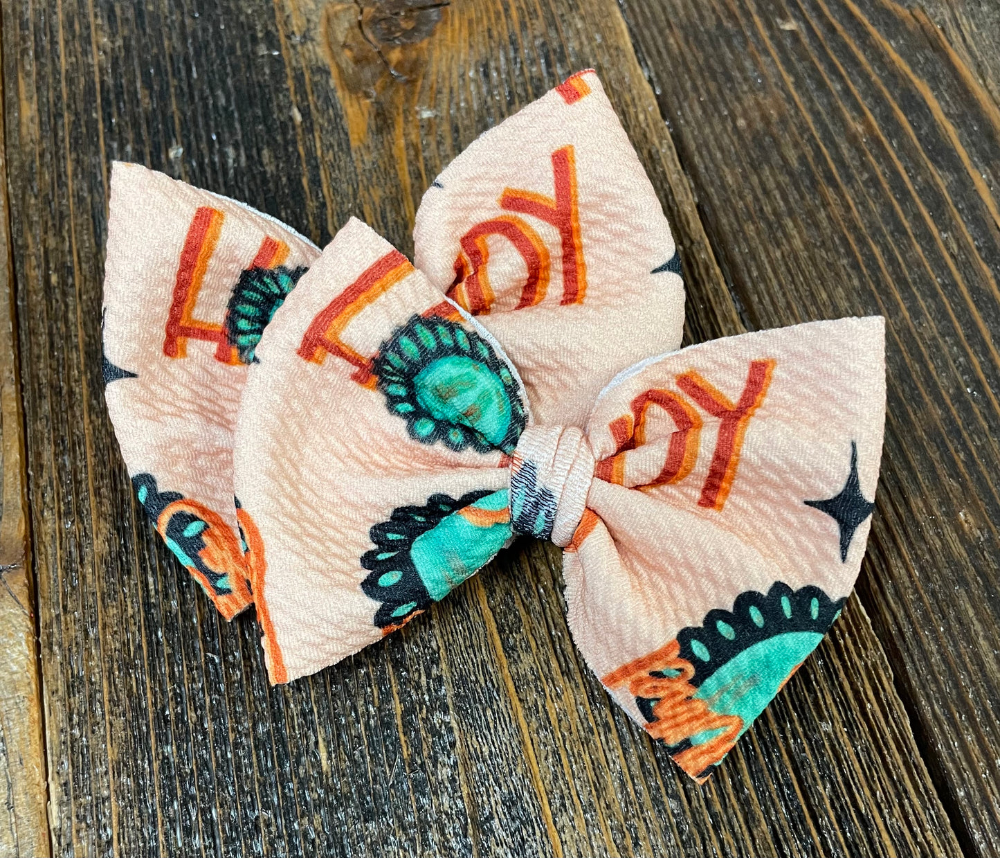 JJs 3in Printed Piggie Bows
