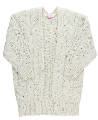 RuffleButts Mommy + Me Chunky Knit Open Style Cardigan