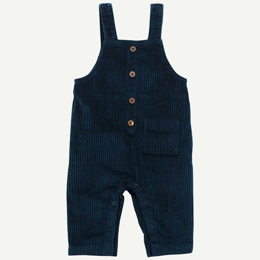 Oliver & Rain Navy Corduroy Overalls