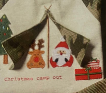 Mudpie Tent Camo Christmas Tee
