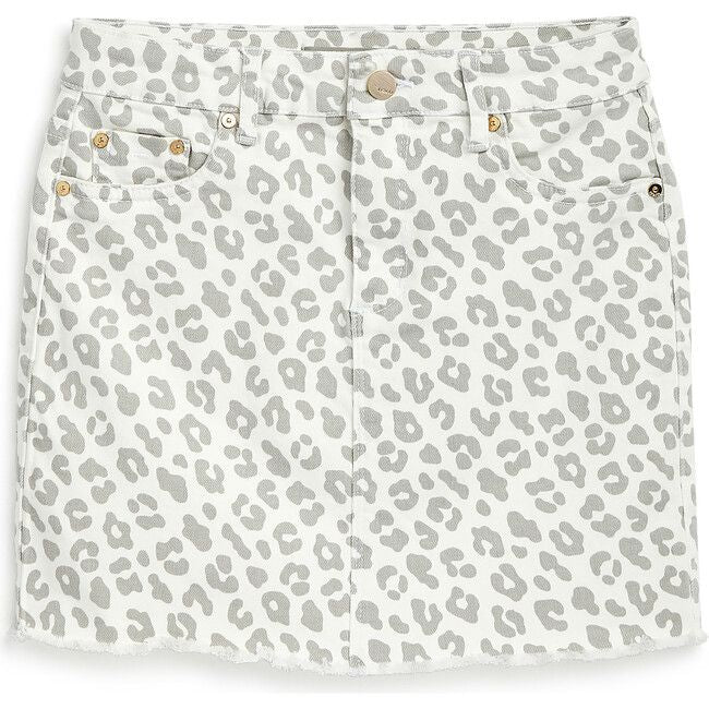 Tractr White Leopard Skirt 26770 *