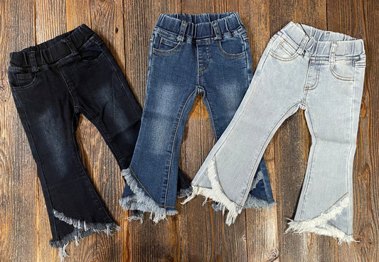 MLKids Shaggy Criss Cross Bottom Jeans - FP014