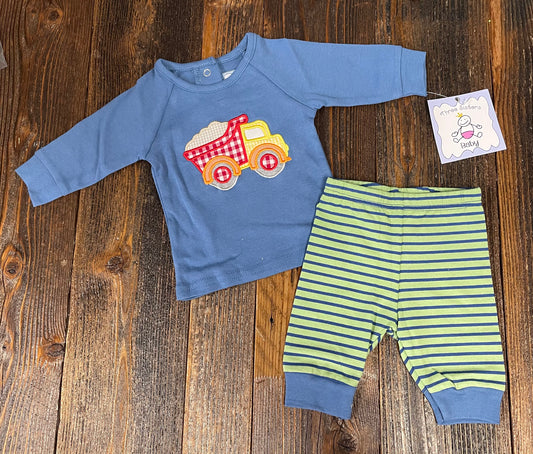 TS Navy Dump Truck Pant Set