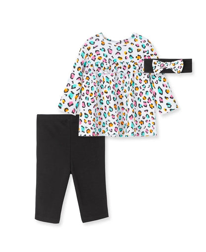 Little Me Colorful Leopard 3pc Set