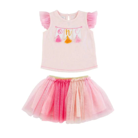 Mudpie Birthday Tutu Skirt Set