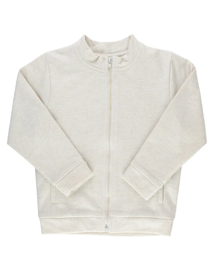 RuggedButts Heather Oatmeal French Terry Jacket