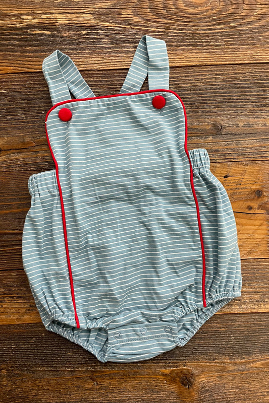 Three Sisters Blue Stripe Sunsuit
