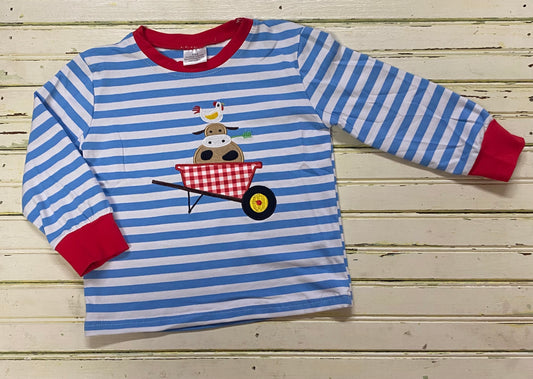 Animals in Wheelbarrow Tee