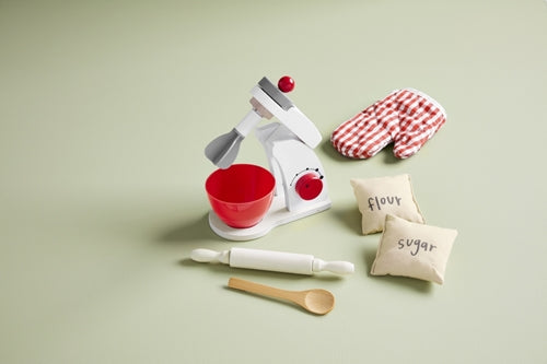 Mudpie Wood Mixer Baking Set