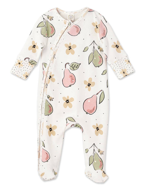 Tesa Babe Bloomin’ Pears Footed Romper