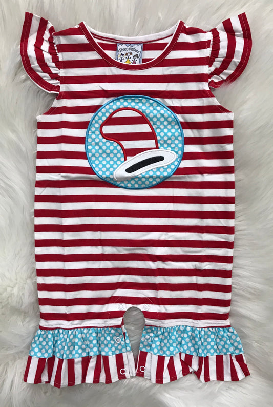 Three Sisters Cat in the Hat Romper